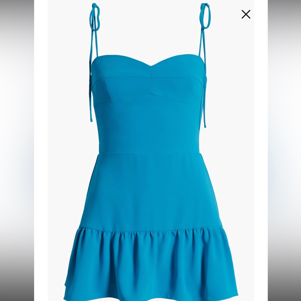 Amanda Uprichard Turquoise Dress